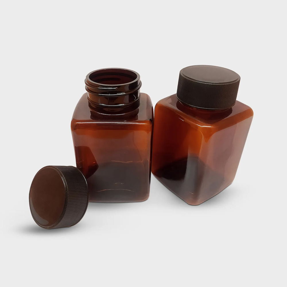 Square Tablet Container